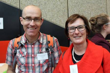 Photo: Rural Generalists, Dr Darren Briggs (Smithton) & Dr Eve Merfield (Dover), at the Tasmanian Rural Health Conference. Photo used by kind permission of RUSTICA