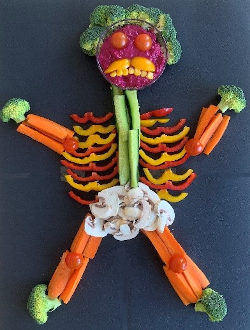 Vegetable Platter skeleton 